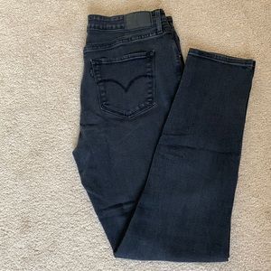 Levi’s Dark High Rise Skinny Jeans